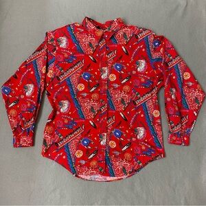Panhandle Slim Vintage Honky Tonk/Rodeo Western Button Up Shirt Women's Medium